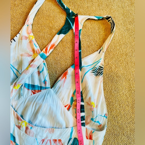 Hommage Multi-Color Floral Print Maxi Dress Size Medium - Picture 8 of 15